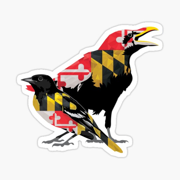 Item preview, Maryland Flag Birds designed and sold by polliadesign.