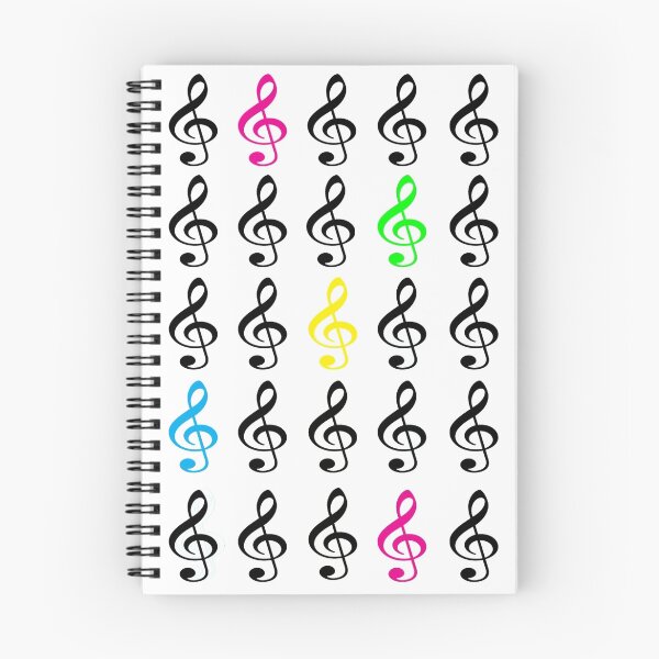 Item preview, Colorful Treble Clefs designed and sold by ValeriesGallery.