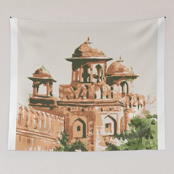 Item preview, Red Fort Delhi India designed and sold by TheJoeyStudio.