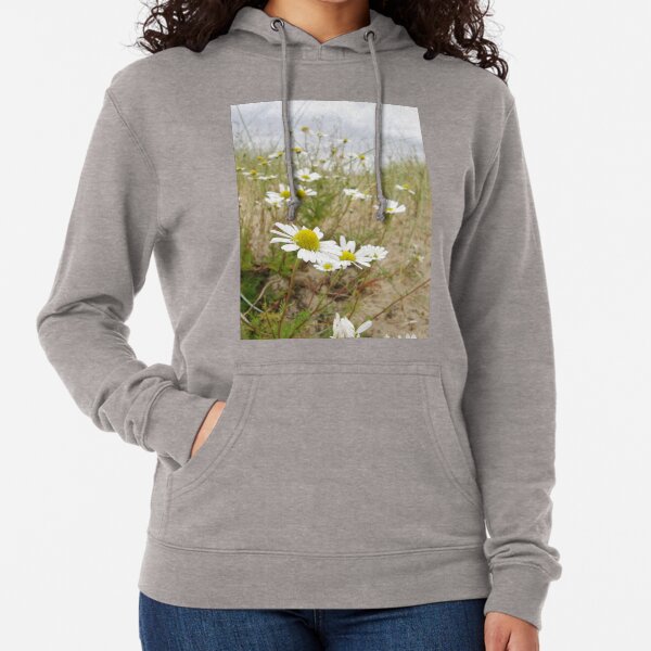 White n Yellow Lisfannon beach County Donegal Ireland Lightweight Hoodie