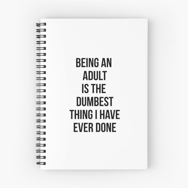 Item preview, Adulting is Dumb - All Caps designed and sold by Britt Buzan.