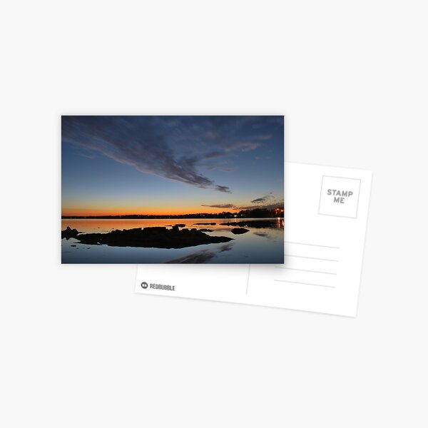 Sunset over Kanwal. Postcard