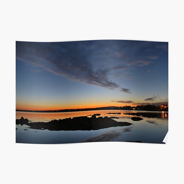 Sunset over Kanwal. Poster