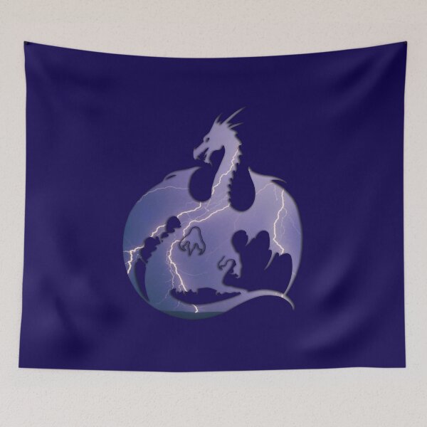 Item preview, Storm Dragon Silhouette designed and sold by ferinefire.