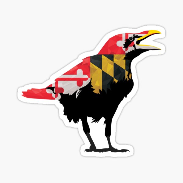 Item preview, Maryland Raven Bird designed and sold by polliadesign.