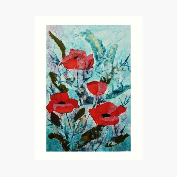 Summer poppies Art Print