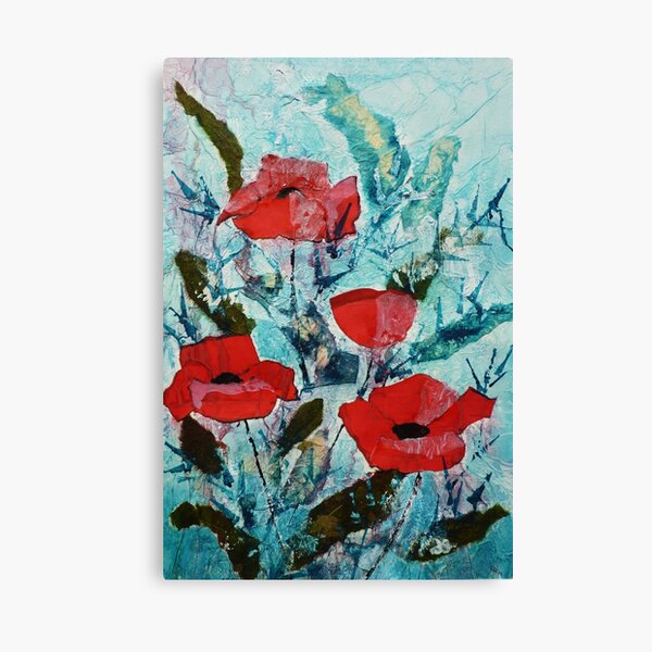 Summer poppies Canvas Print