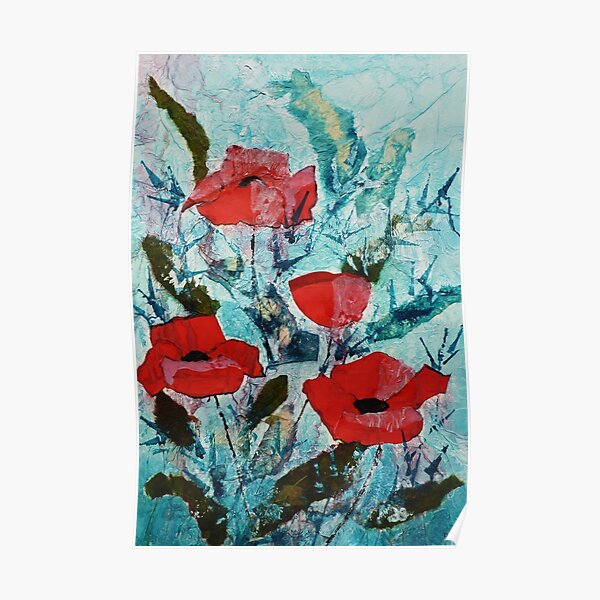 Summer poppies Poster