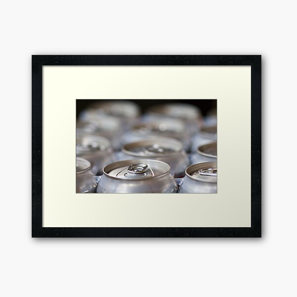 Soda Cans Framed Art Print