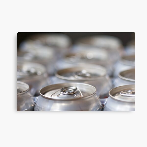 Soda Cans Metal Print