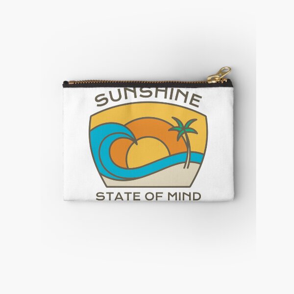 Item preview, Summer Vacation Quote Sunshine State Mind Palm Trees Ocean design designed and sold by CreatedByHeidi.