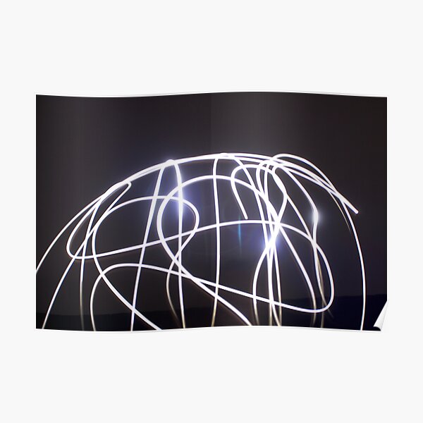 Light Painting Poster