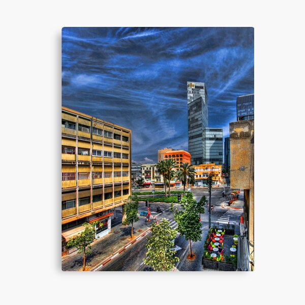 Tel Aviv, above the Loveat Canvas Print
