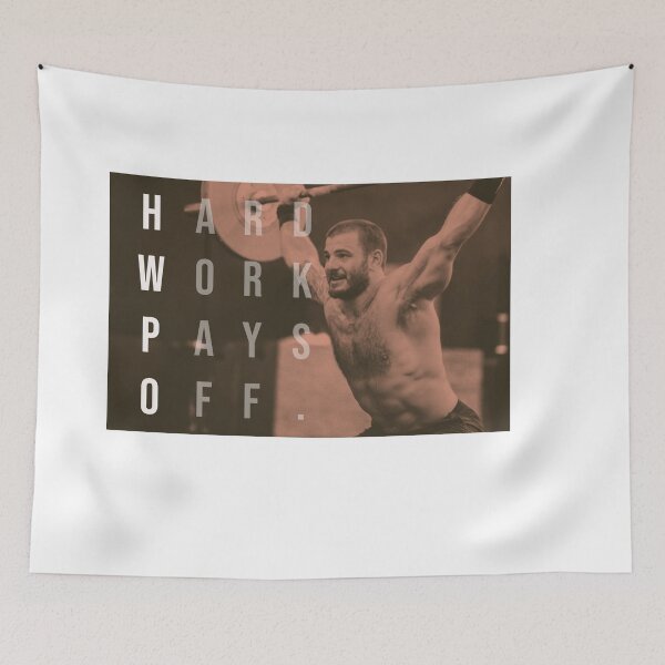 Item preview, Mat Fraser - CrossFit - Hard Work Pays Off - HWPO designed and sold by Mtfotografy.