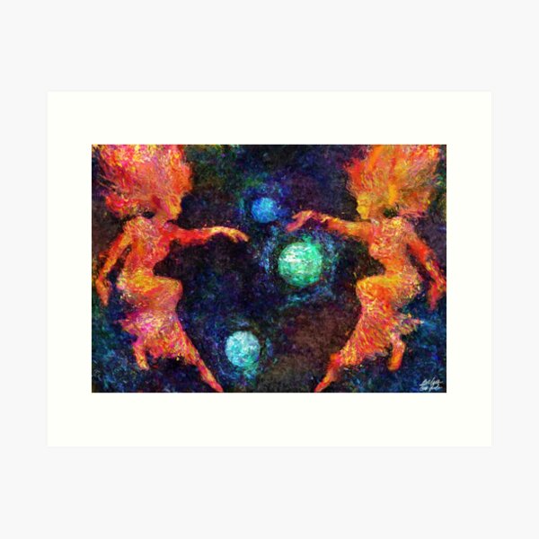Item preview, Phantasy Star II Title Screen Peinture Impressionniste designed and sold by BonBonBunny.