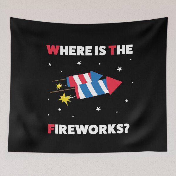 Item preview, Funny Fireworks Shirt designed and sold by ChiChingTees.