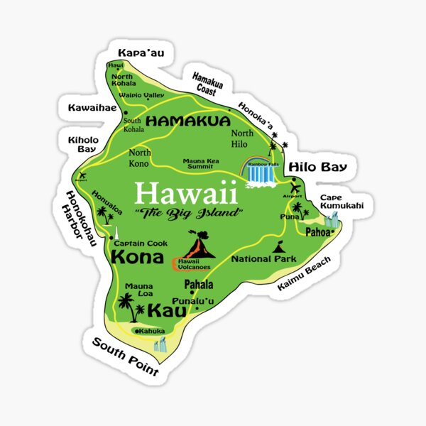 hawaii-big-island-map-sticker-for-sale-by-animalcreations-redbubble