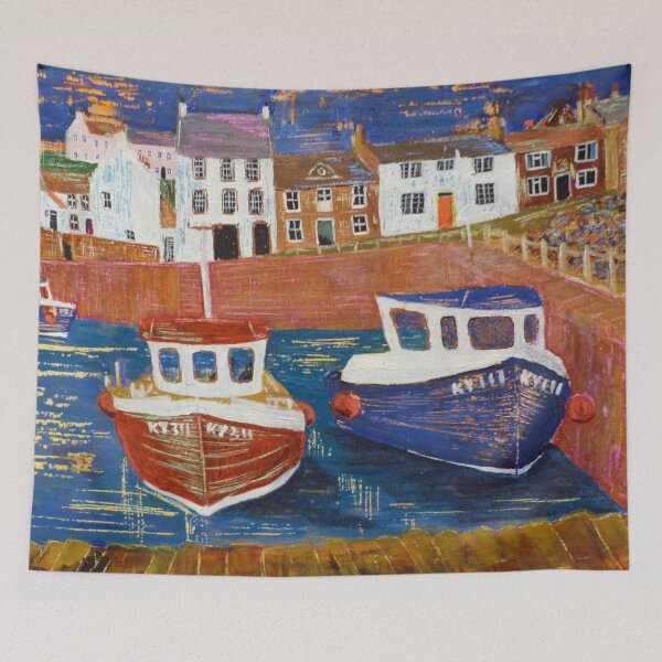Item preview, Crail Harbour 1 designed and sold by Jan Palmer.
