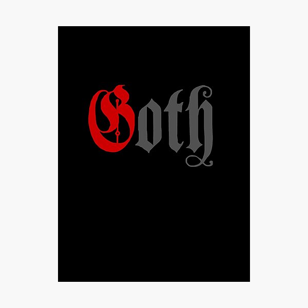 Item preview, Goth designed and sold by Potty Pagan.