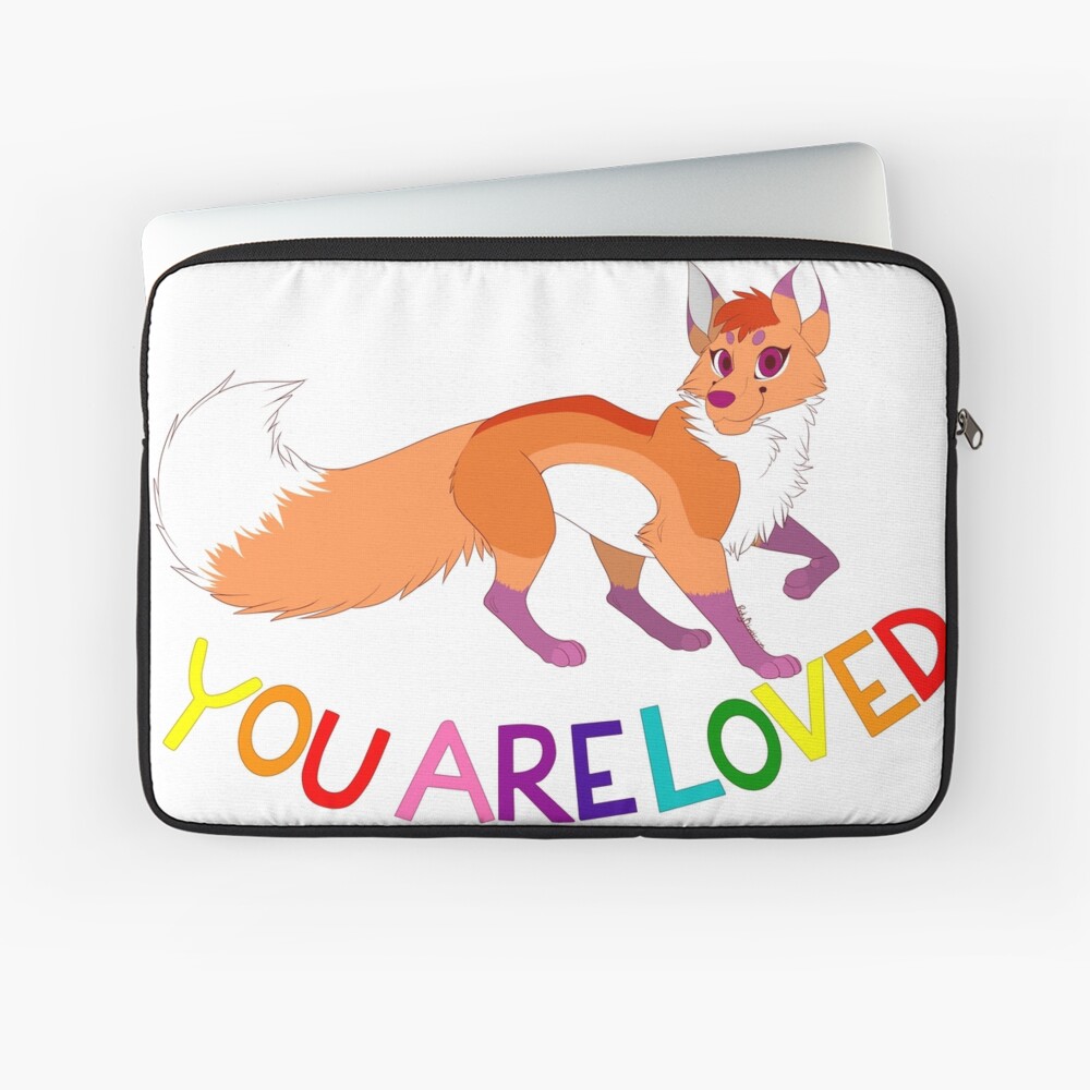 PRIDE Flag Foxes- Lesbian Pride!