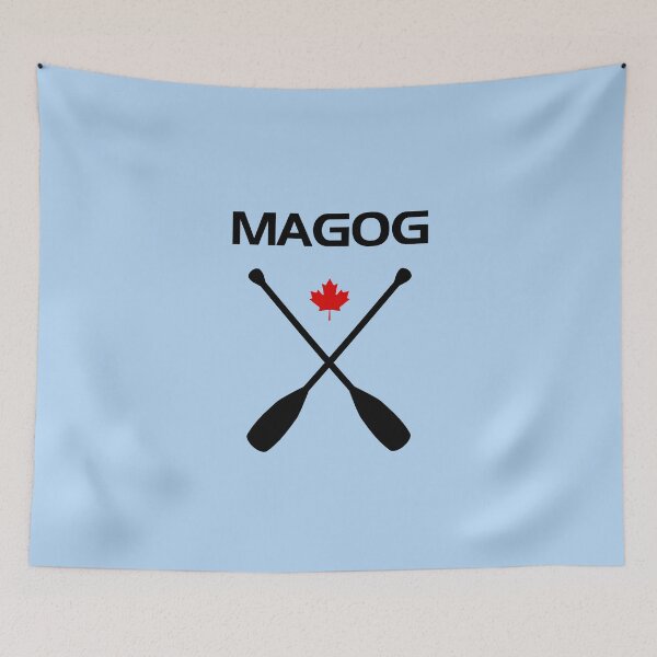 Item preview, Magog Canada Crossed Paddle Oars Maple Leaf Light-Color designed and sold by TinyStarCanada.