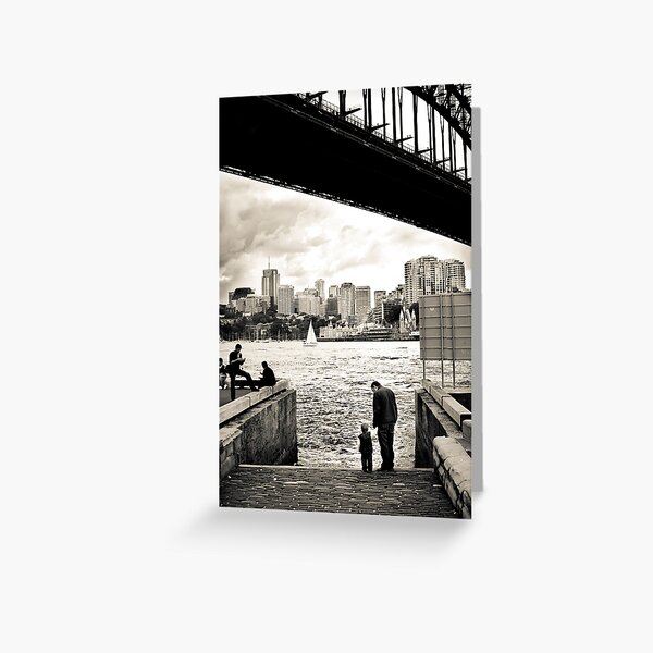 At The Harbours Edge Greeting Card