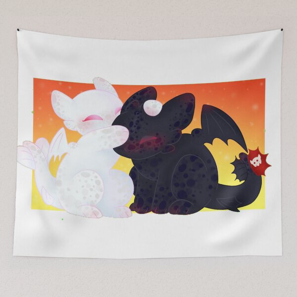 Item preview, Toothless and the Light Fury  designed and sold by icyhotaesthetic.