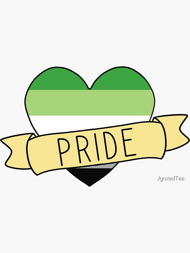 Aromantic Pride Sticker Sticker For Sale By Jynxedtea Redbubble 2030