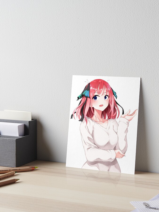 Cute Nino - 5 Toubun no Hanayome Art Board Print for Sale by Kami-Anime