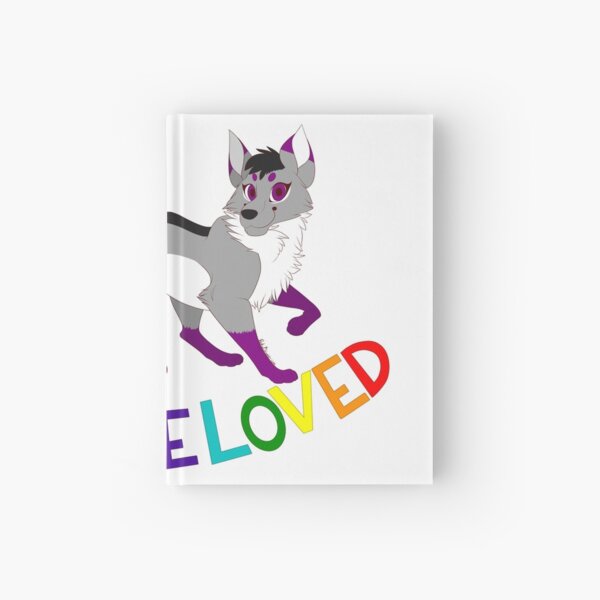 PRIDE Flag Foxes- Asexual Pride! Hardcover Journal