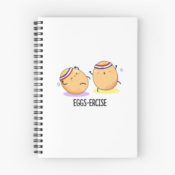 Item preview, Eggs-ercise Aerobic Funny Egg Puns  designed and sold by punnybone.