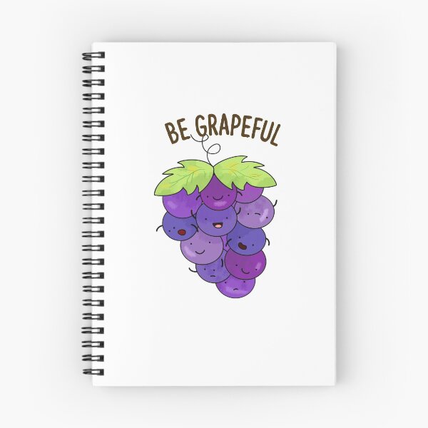Item preview, Be Grapeful Funny Grateful Grape Puns  designed and sold by punnybone.