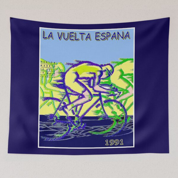 Item preview, VUELTA  ESPANA: Vintage 1991 Bicycle Racing Advertising Print designed and sold by posterbobs.