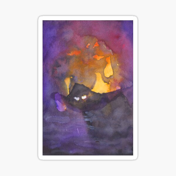what lurks in the dark Sticker