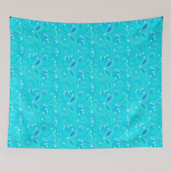 Item preview, mint neon pattern  designed and sold by fuzzyfox.