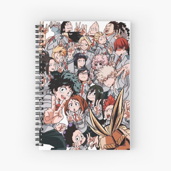 Anime Spiral Notebooks Redbubble