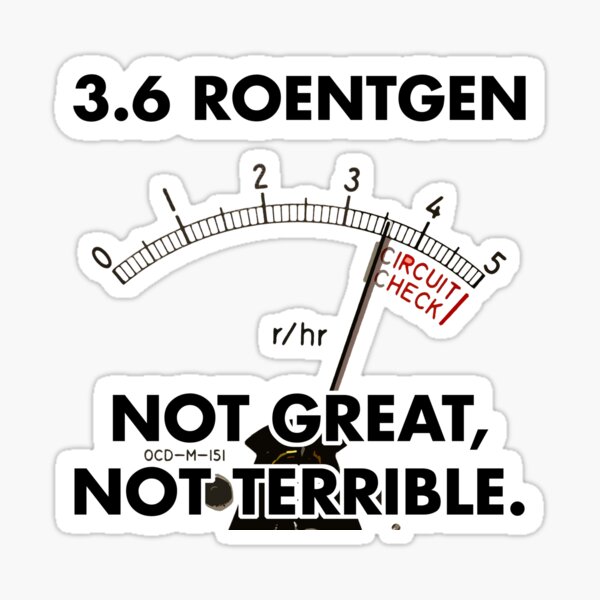 Artikel-Vorschau von Tschernobyl 3,6 Röntgen, designt und verkauft von alibyte.
