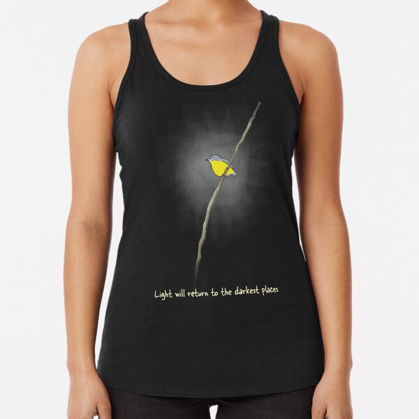 Light will return - Raising funds for the Environmental Defender's Office of Queensland Racerback Tank Top