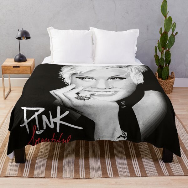 Pink Trauma World Tour New 2019 Throw Blanket