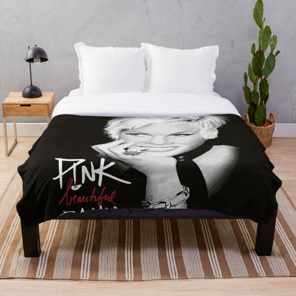 Pink Trauma World Tour New 2019 Throw Blanket