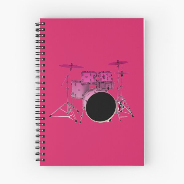 Item preview, DRUMKIT PINK - sketch neon - digital paint by Iona Art Digital designed and sold by IonaArtDigital.