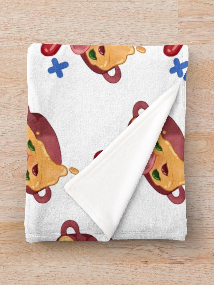 "Simple Series - BOTW Creamy Heart Soup" Throw Blanket by akiohoshi