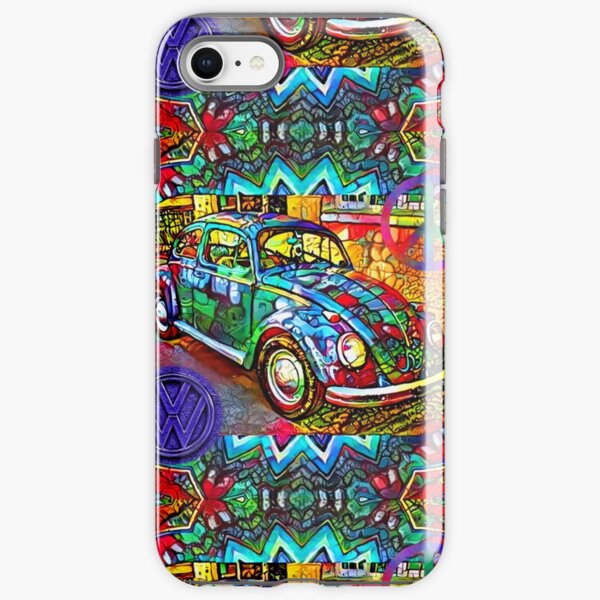 Psychedelic Peace And Love VW Bug For Hippies iPhone Tough Case