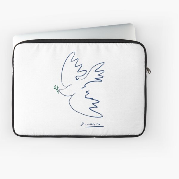 Pablo Picasso Dove Of Peace In Blue 1949 Artwork Shirt, Reproduction Laptop Sleeve