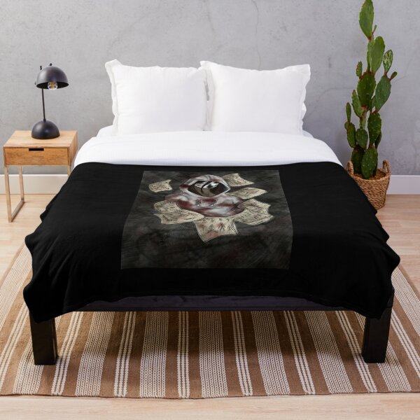 Slender Man Throw Blankets Redbubble - kate the chaser top roblox