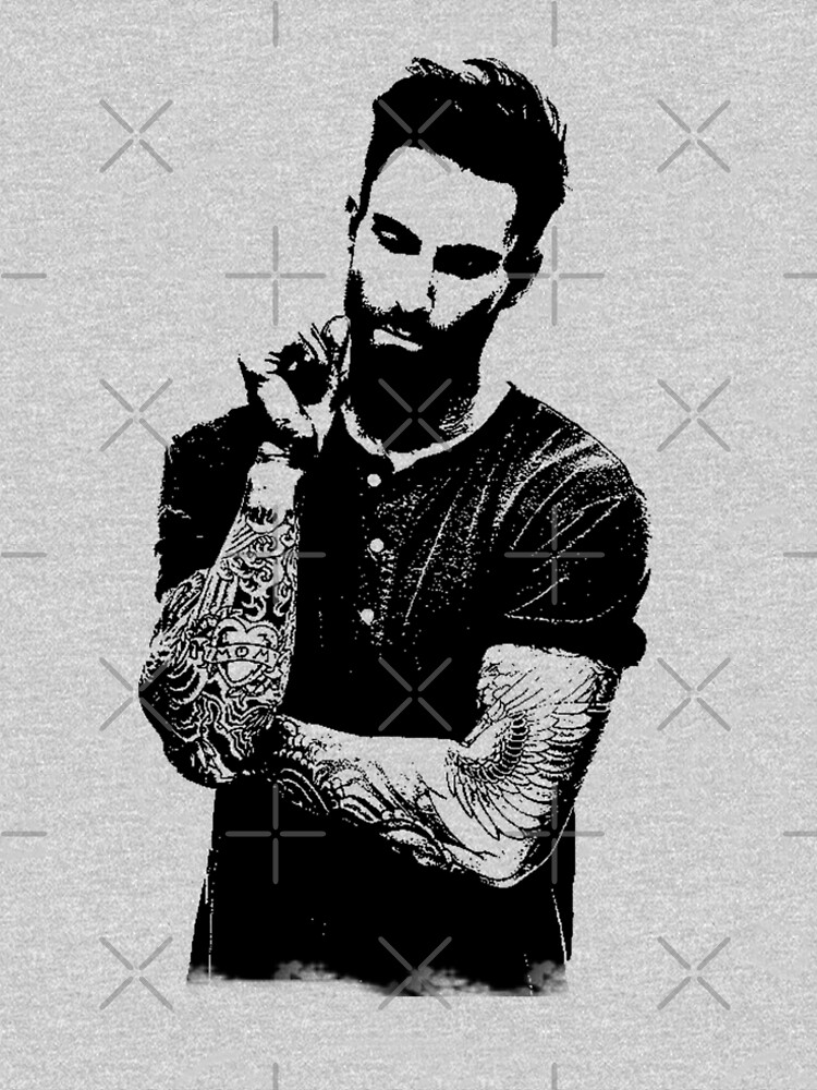 Adam Noah Levine portrait art digital illustration of Adam Noah by alkaline6x