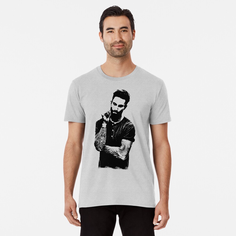 Adam Noah Levine portrait art digital illustration of Adam Noah Premium T-Shirt