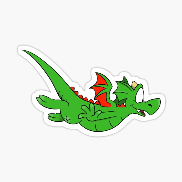 Item preview, Flying Dragons 'Zookie'  designed and sold by ZookieCartoons.