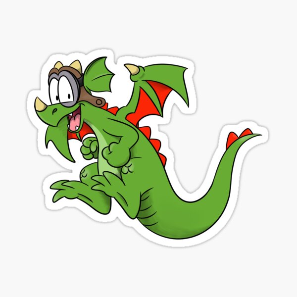 Item preview, Flying Dragons 'Aero' designed and sold by ZookieCartoons.