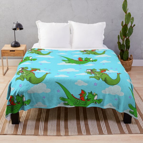 Item preview, Flying Dragons Print, Pillow, Clock, Duvet, Phone Case, Stickers designed and sold by ZookieCartoons.